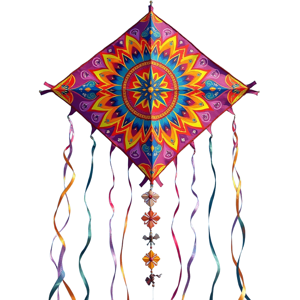 Colorful Mandala Kite